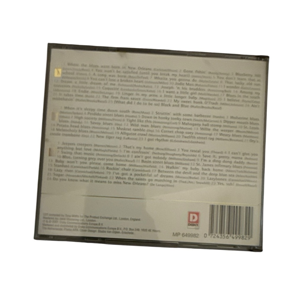 LOUIS ARMSTRONG Golden Greats CD SET - 3 discs jazz music - Black and White case - Picture 3 of 8